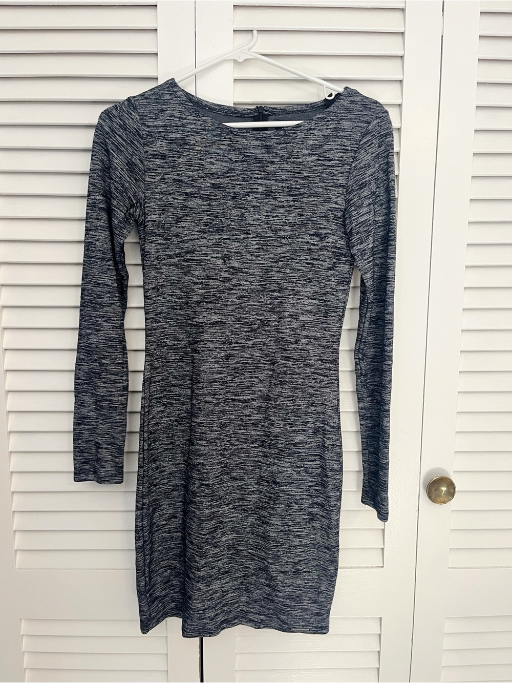 Superdry Paris marled long sleeve sweater dress size small
